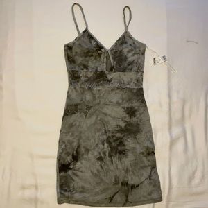 Boutique tie dye cut-out dress new w/tag